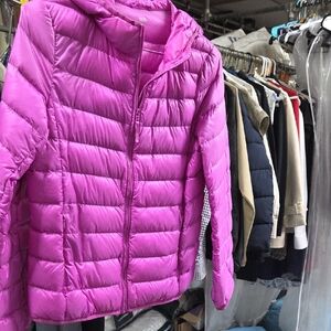 Uniqlo Vibrant Pink Puffer Jacket